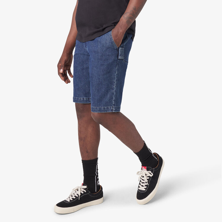 Dickies Dickies Mens Skateboard Denim Carpenter Short | Stonewashed Indigo Blue