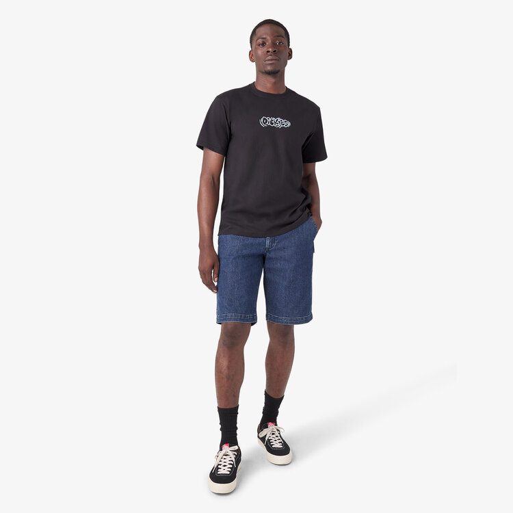 Dickies Mens Skateboard Denim Carpenter Short | Stonewashed Indigo Blue