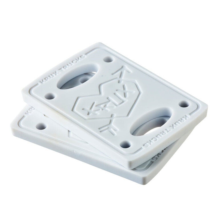 Krux Skateboard Risers | White