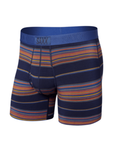 Saxx Saxx Ultra Super Soft Boxer Brief Fly | Horizon Stripe-Navy