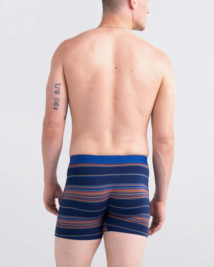 Saxx Saxx Ultra Super Soft Boxer Brief Fly | Horizon Stripe-Navy