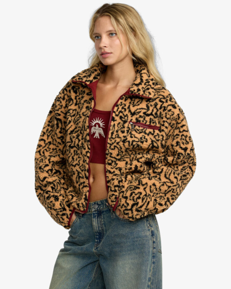 RVCA Oh Hush Sherpa Jacket | Ochre