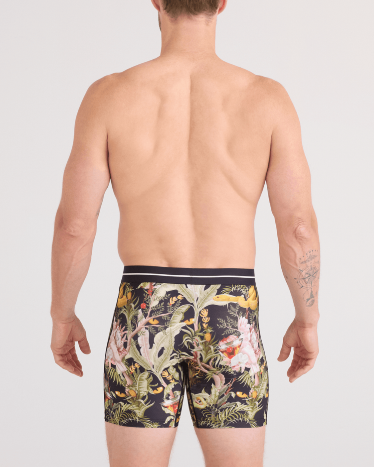 Saxx Saxx Volt Breathable Mesh Boxer Brief | Jungle Juice-Black