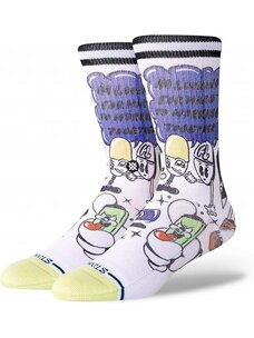 Stance Daily Danger Crew Socks | White