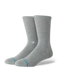 Stance Icon Crew Socks | Grey Heather