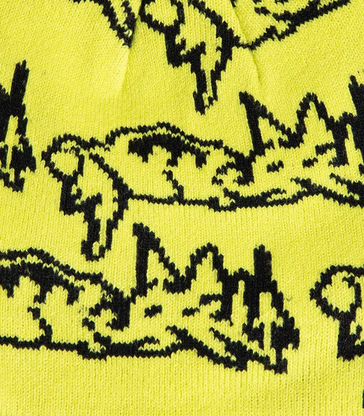 There Parasite Skully Beanie | Yellow/Black