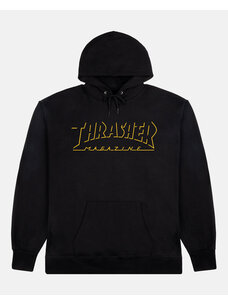 Thrasher Shadow Mag Logo Hoodie | Black