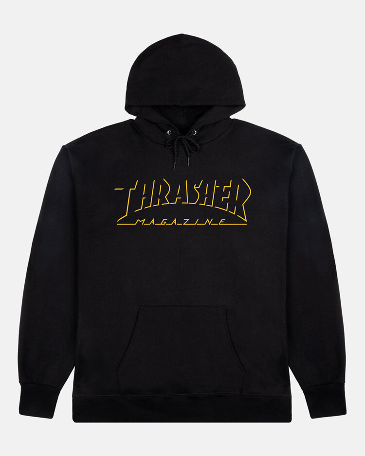 Thrasher Shadow Mag Logo Hoodie | Black