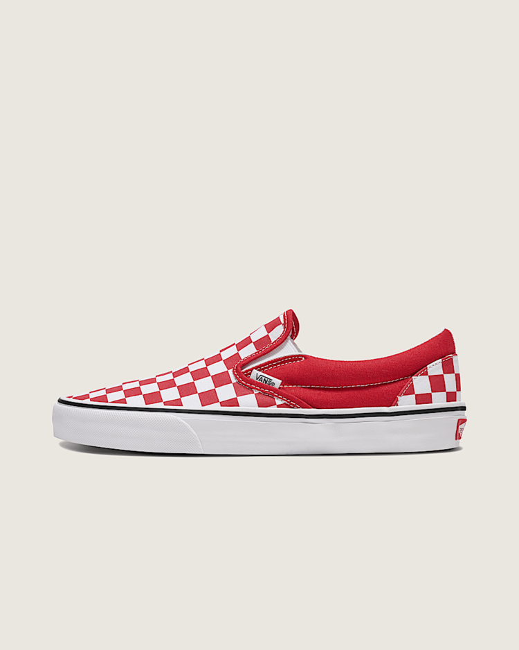Vans U Classic Slip-On | Checkerboard Chili Pepper