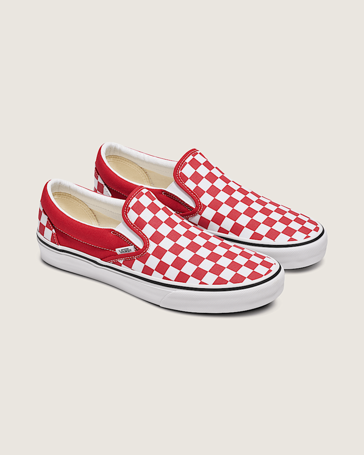 Vans U Classic Slip-On | Checkerboard Chili Pepper