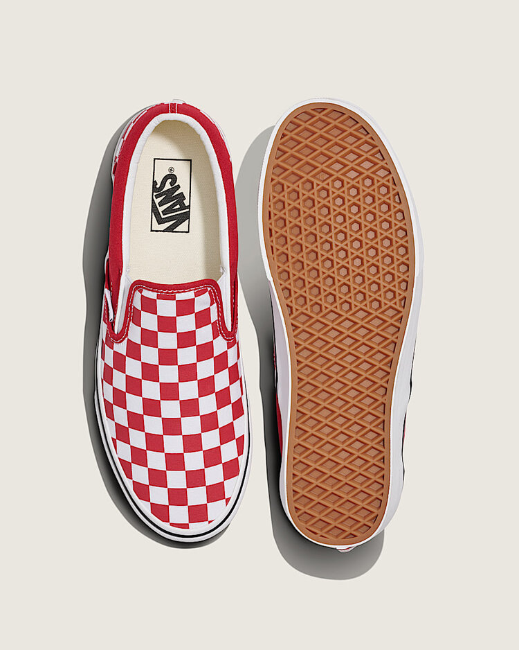 Vans U Classic Slip-On | Checkerboard Chili Pepper