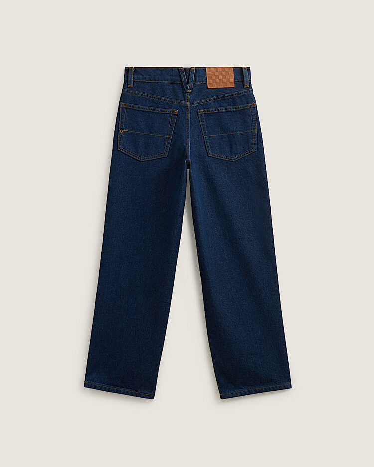Vans Boys Check-5 Loose Denim Pant | Midnight