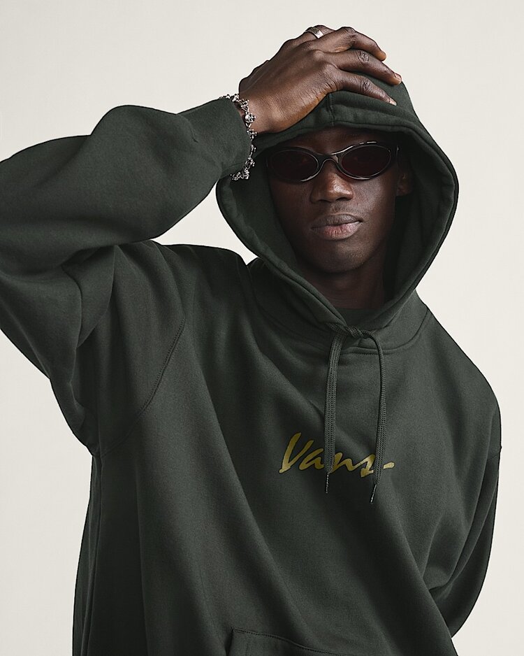 Vans Scripted Vans Pullover | Dried Kelp