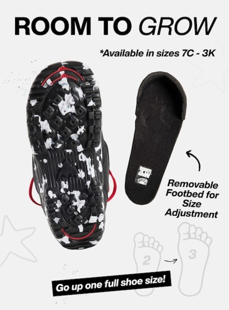 Burton Kids' Mini Grom Snowboard Boots | Black