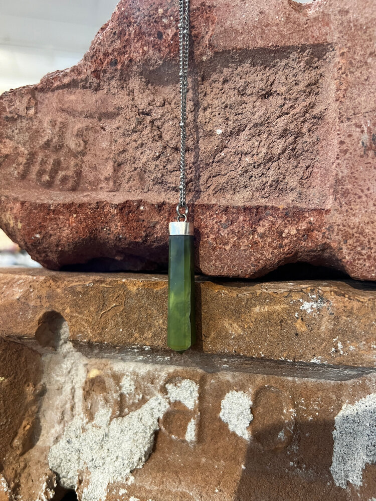 Maiden Perras Maiden Perras BC Jade Tower Necklace | Silver