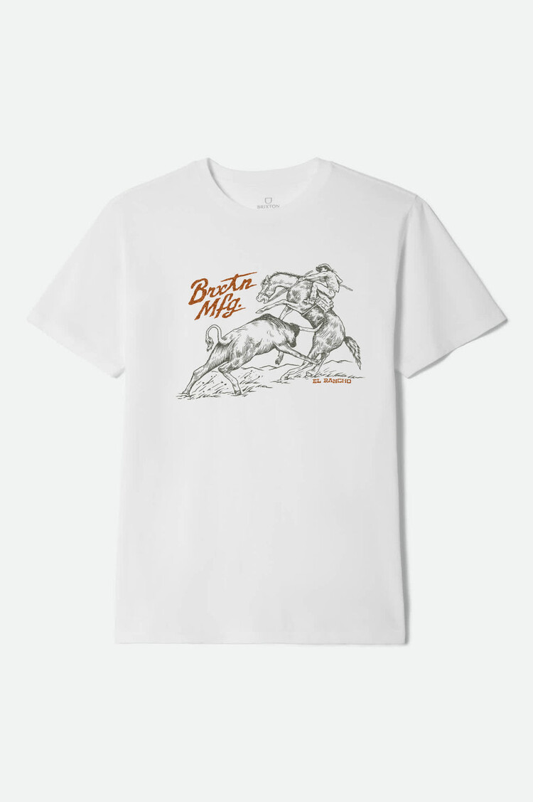 Brixton Wellston Tlrt | White
