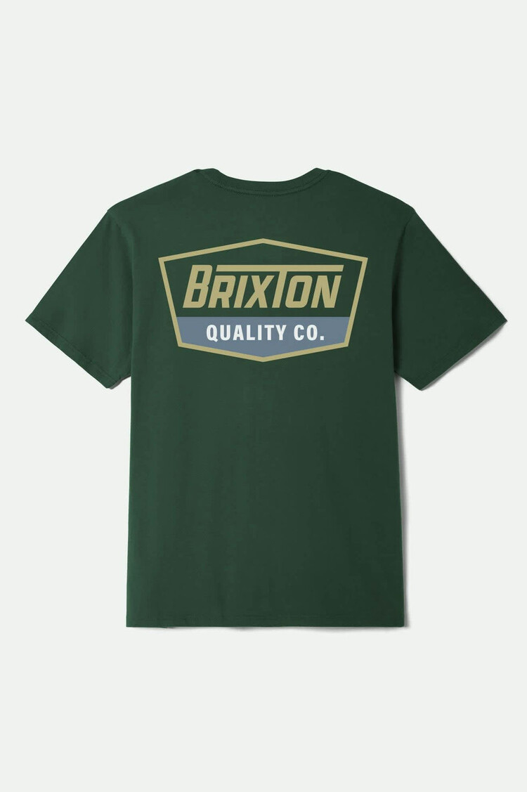 Brixton Brixton Regal Tee| Olive/Curry/Dark Brown
