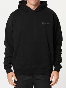 Brixton Embroidered Heavy Weight Hood | Black