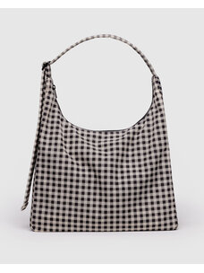 Baggu Baggu Nylon Shoulder Bag | Black & White Gingham