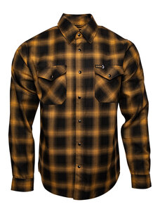 Dixxon Dixxon The Pitter Flannel | Blue/Tan