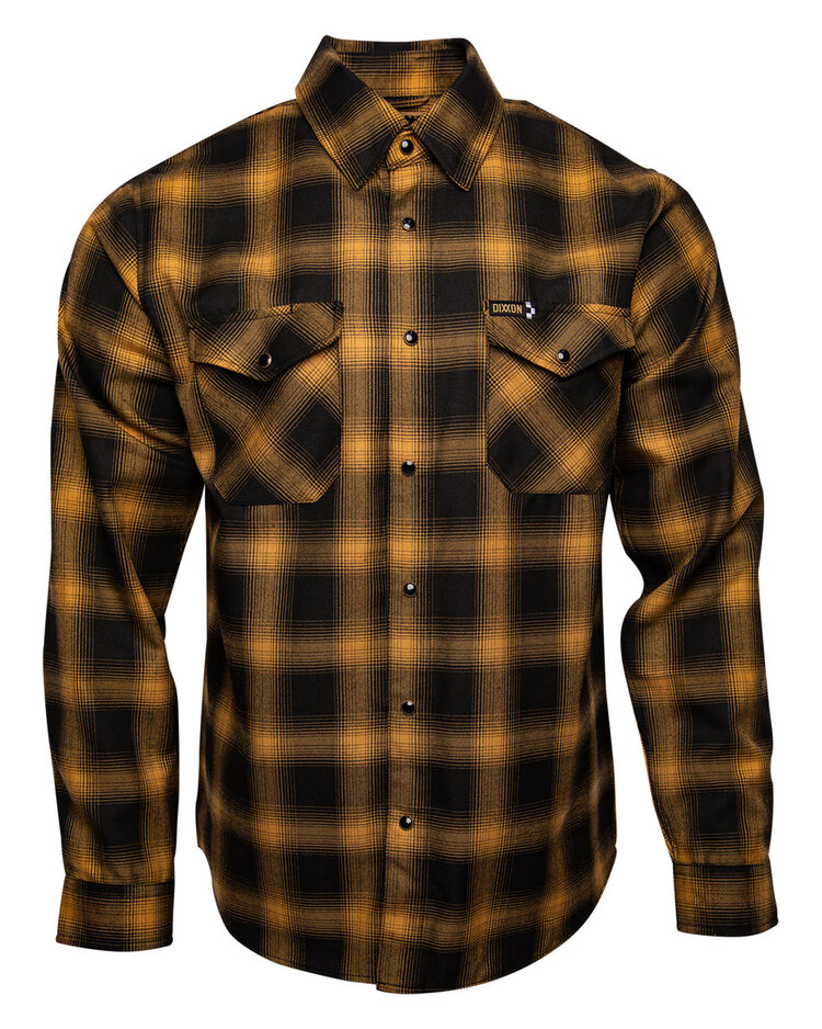 Dixxon Dixxon The Pitter Flannel | Blue/Tan