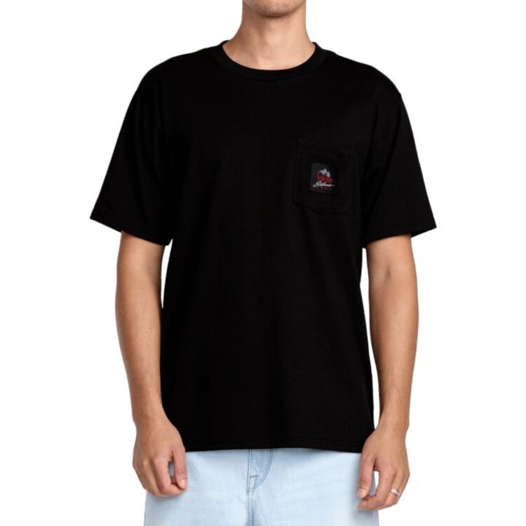 Volcom Speed Snake Pocket Tee | Black