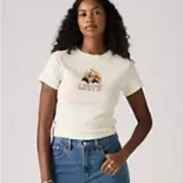 Levi's LEVIS ESSENTIAL SPORTY TEE ARCHIVAL EGRET