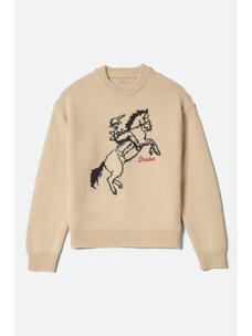 Brixton Ranching Club Crew Sweater | Whitecap