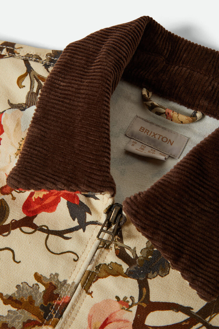 Brixton Brixton Mechanics Garage Zip Jacket | Botanical Floral
