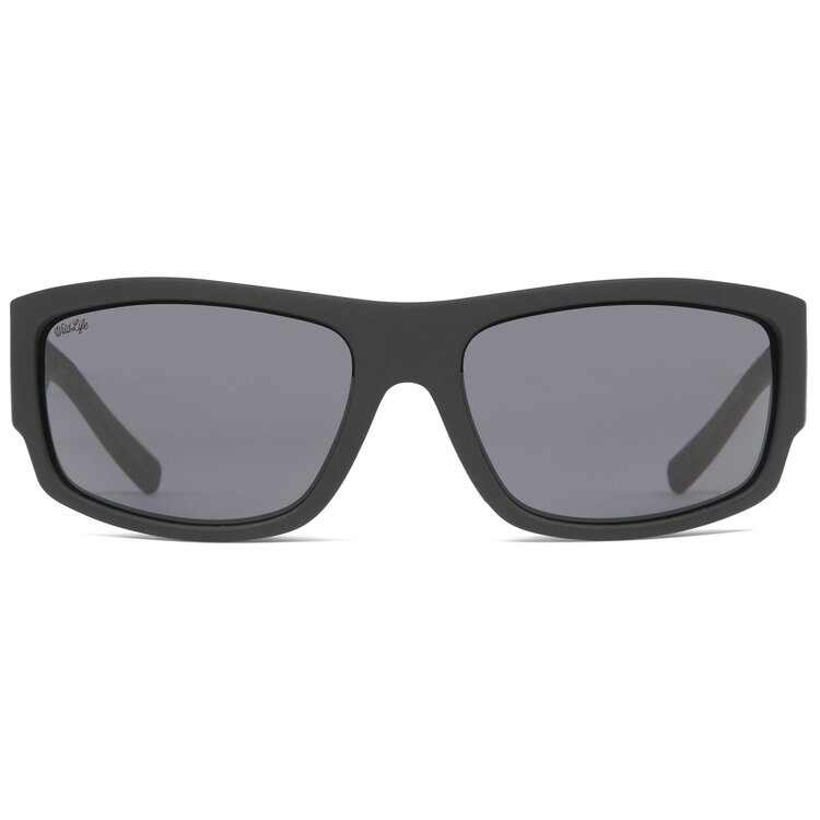 VonZipper Semi Sunglasses | Black Matte / Black Chrome Polarized