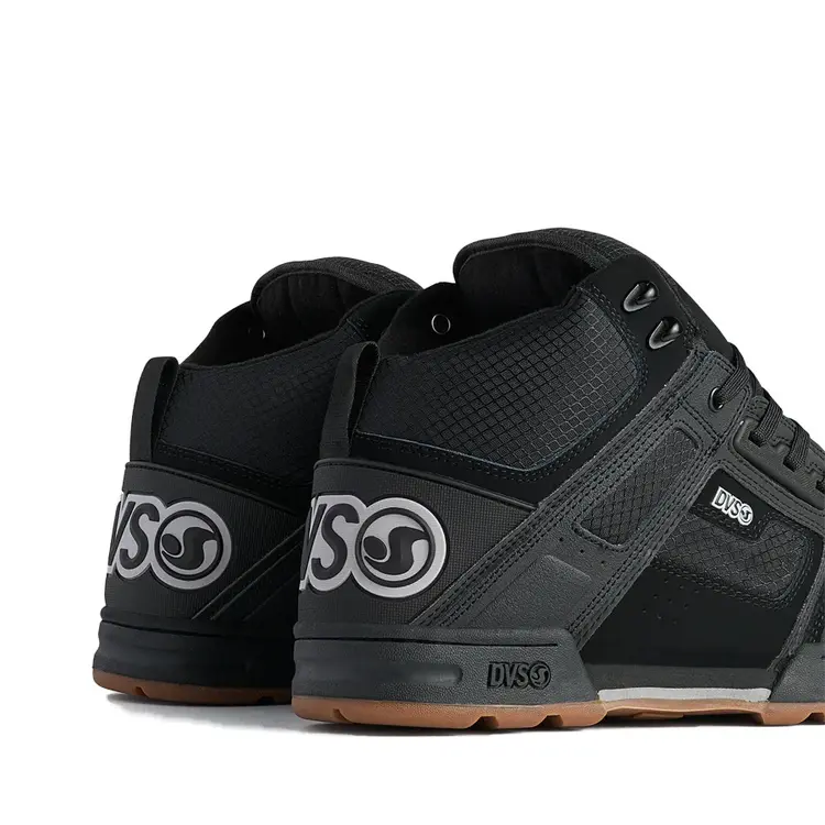 DVS Comanche Boot | Black Reflective Charcoal Leather