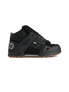 DVS Comanche Boot | Black Reflective Charcoal Leather
