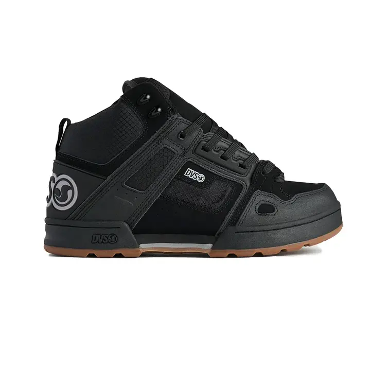 DVS Comanche Boot | Black Reflective Charcoal Leather