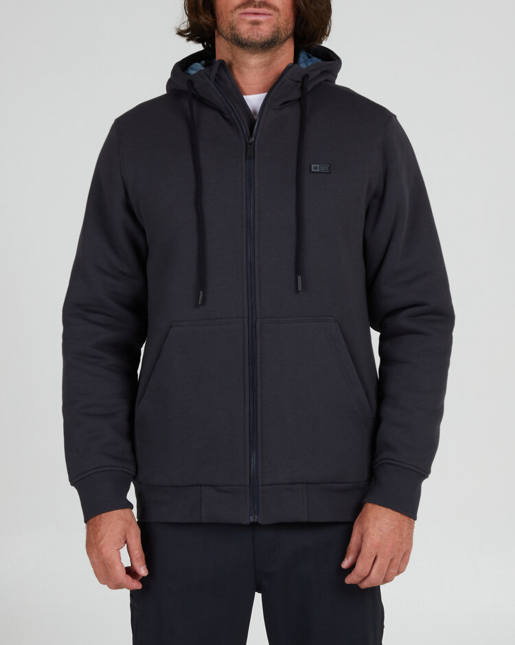Salty Crew Anchor Quilted Fleece Vintage | Black