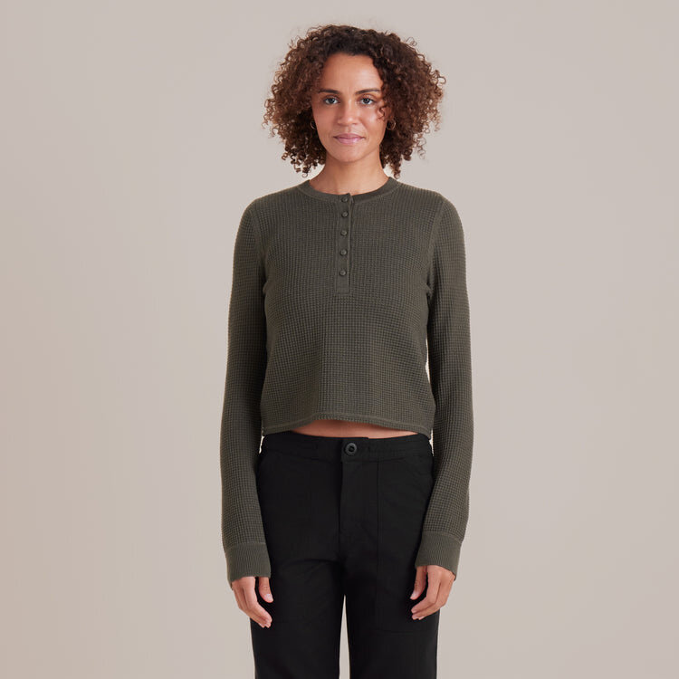 Roark Roark Well Worn Longsleeve Thermal | Military