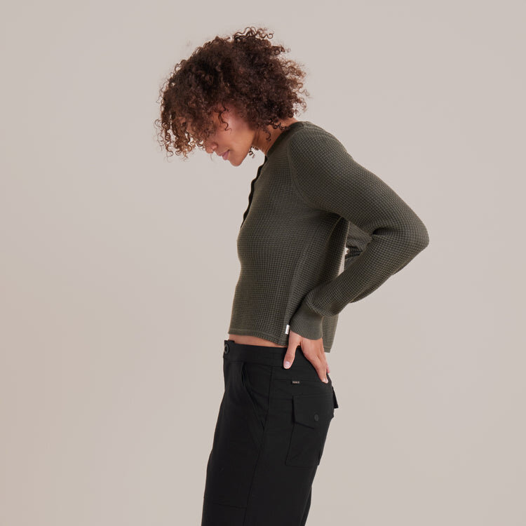 Roark Roark Well Worn Longsleeve Thermal | Military