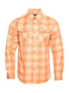 Dixxon The Lloyd Flannel | Orange/White
