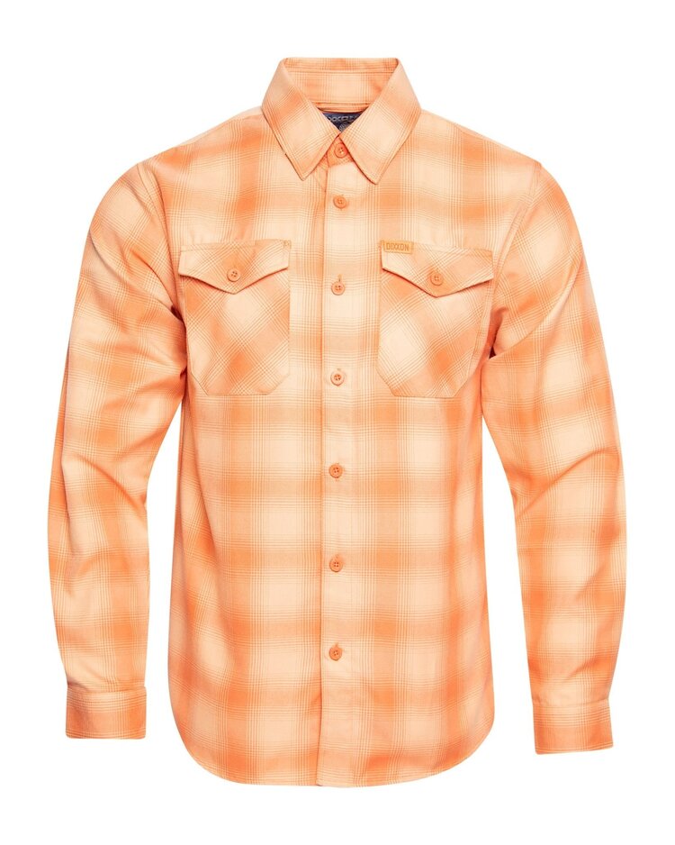 Dixxon The Lloyd Flannel | Orange/White