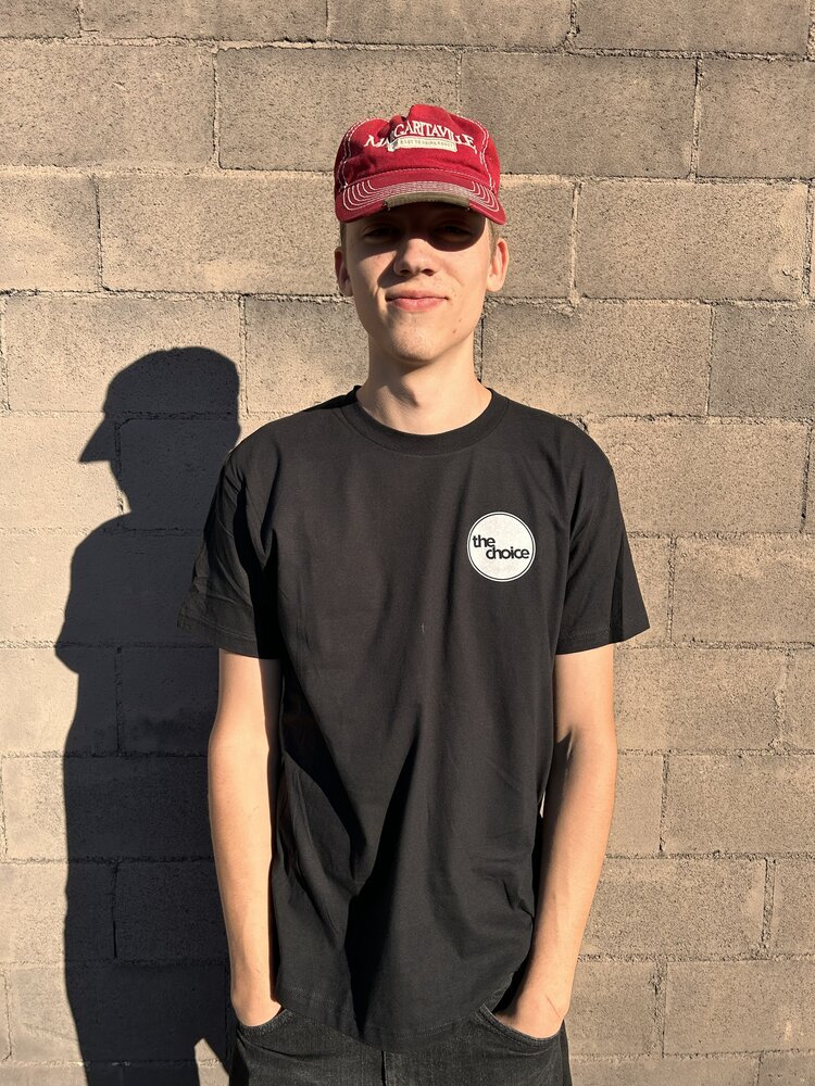 The Choice Shop Circle Logo Tee | Black