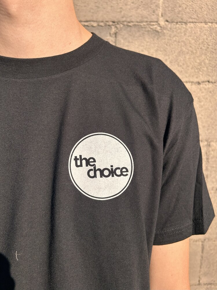 The Choice Shop Circle Logo Tee | Black