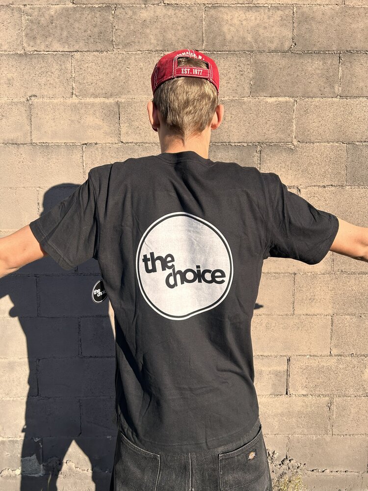 The Choice Shop Circle Logo Tee | Black