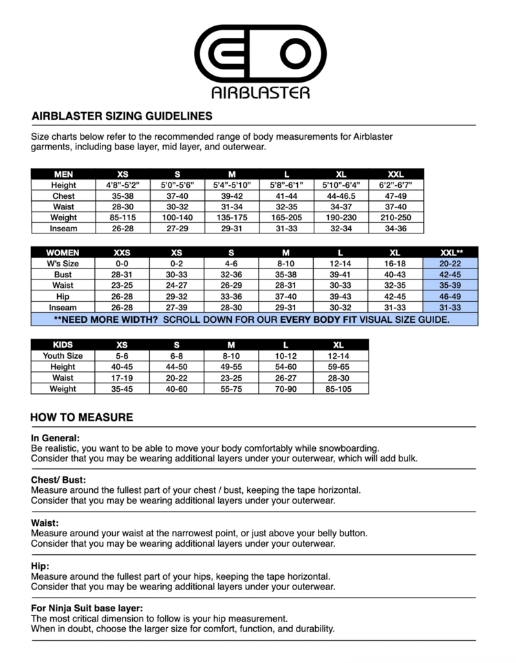 Airblaster Women's Merino Ninja Suit | Olivine