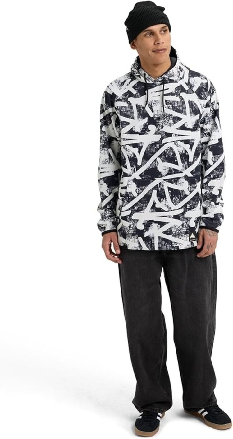 Burton Burton Crown Weatherproof Full-Zip Fleece | City Streets/True Black