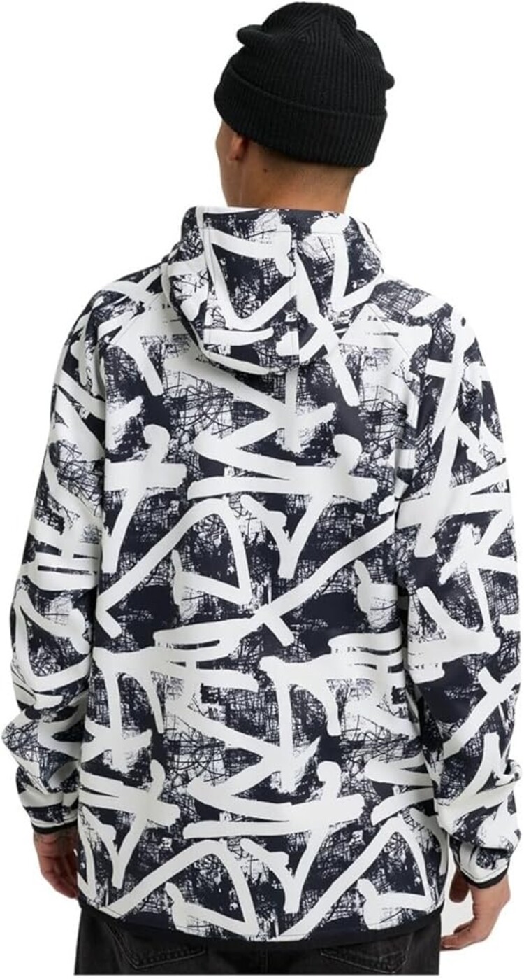 Burton Burton Crown Weatherproof Full-Zip Fleece | City Streets/True Black