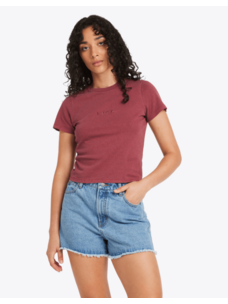 RVCA Rvca Women's Forever Tee Collection | Ruby Red