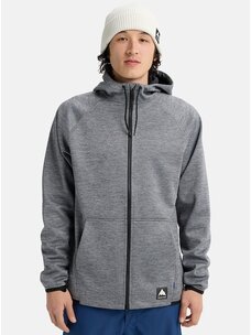 Burton Crown Weatherproof Full-Zip Fleece | True Black Heather