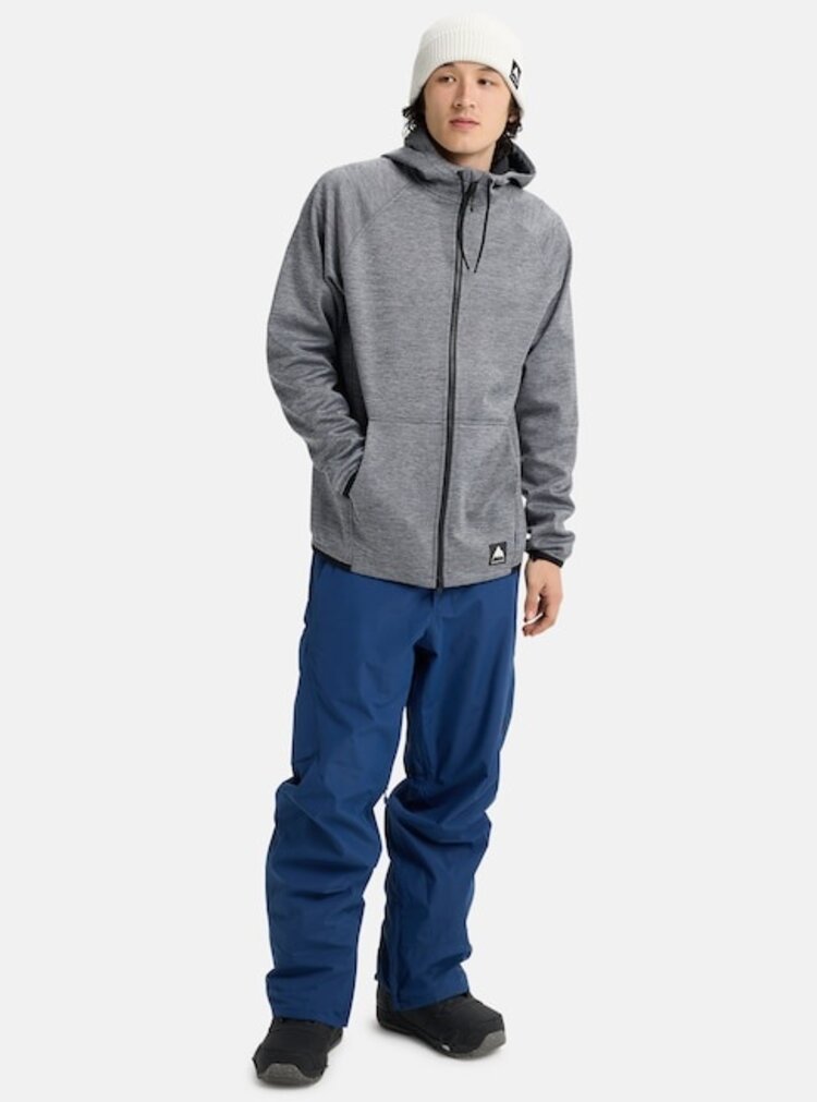 Burton Crown Weatherproof Full-Zip Fleece | True Black Heather