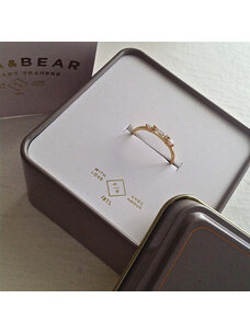 Pika & Bear Pika & Bear Balmoral Lab Opal and Crystal Baguette Ring | Vermeil