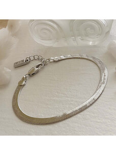 Pika & Bear Pika & Bear Nirah Snake Chain Bracelet | Silver