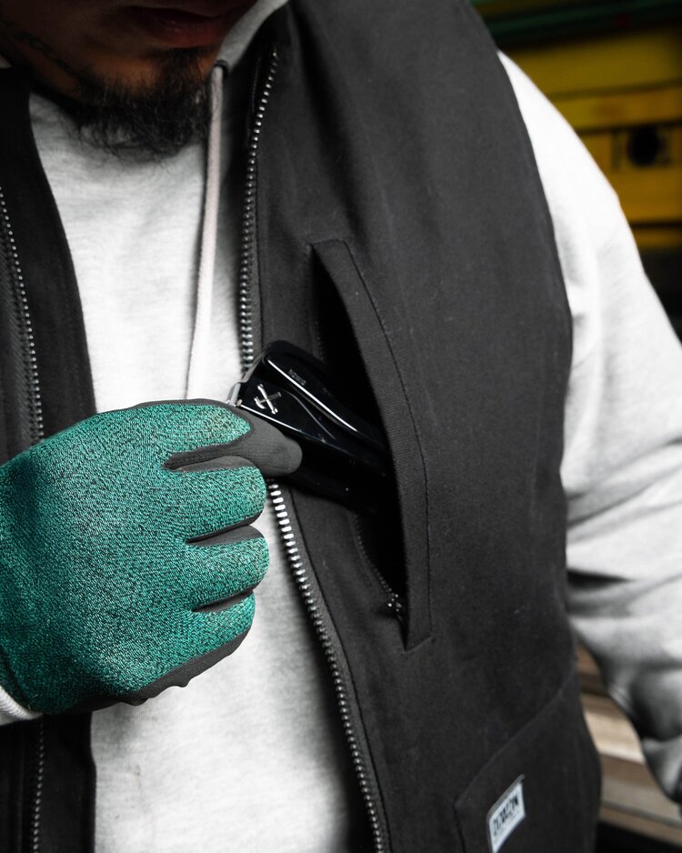 Dixxon DIXXON TRADESMAN WORK VEST BLACK